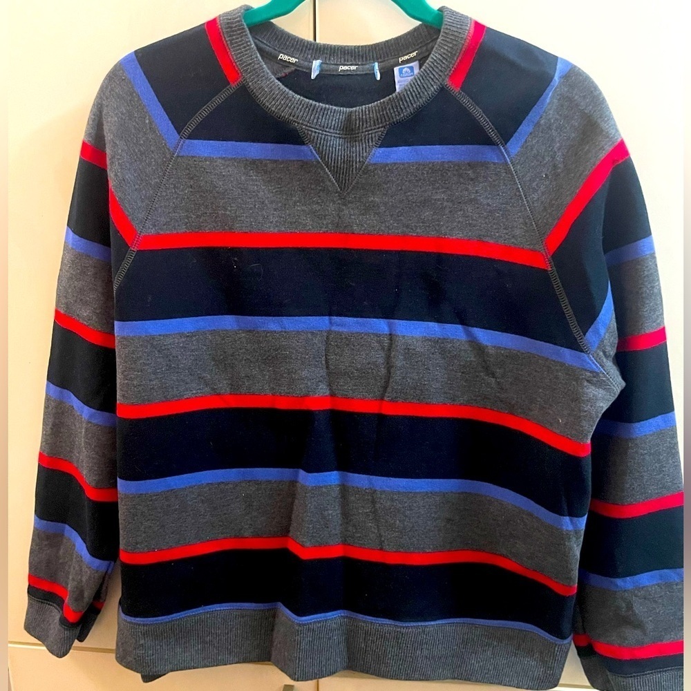 Pacer Big Kids Boys Sweater Size M striped